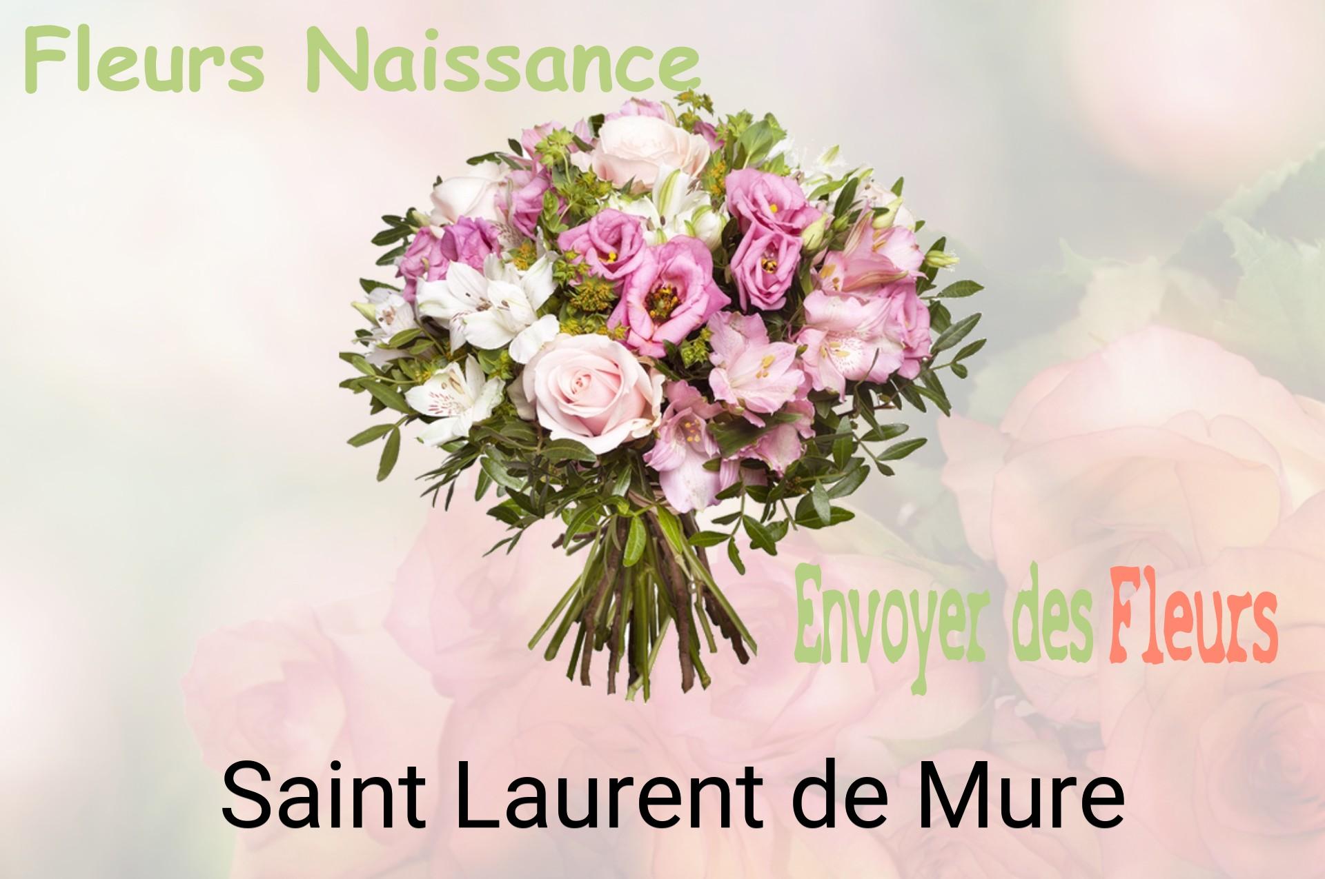 Bouquet de fleurs de naissance livré à Saint-Laurent-de-Mure